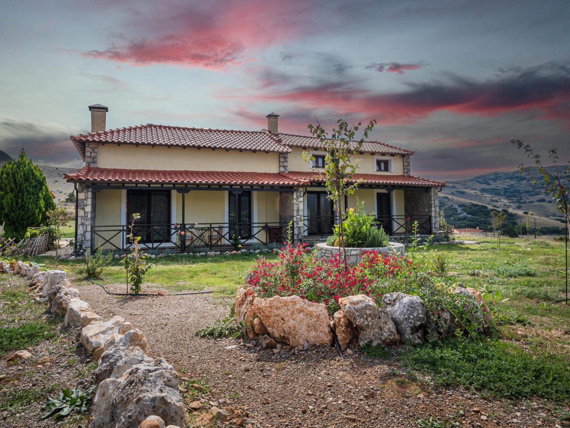 Chalet Renata 1 Livadi Arachovas Kalívia Exterior foto